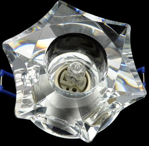 Светильник Точечный МеталОснование Под капсулу 1х35Вт G9  Серебро D100х40мм  IP20 Y078 LBT