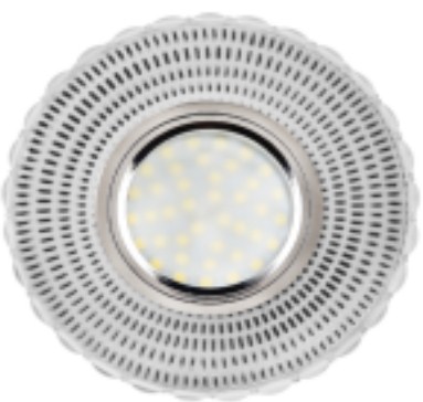 Светильник Точечный ДекорСтекло MR16+LED 1х50Вт GU5.3  Прозрачный D100х35мм  IP20 K1161L LBT