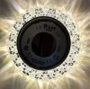 Светильник Точечный ДекорСтекло GX53+LED Прозрачный D120х40мм  IP20 KG5349 LBT