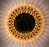 Светильник Точечный ДекорСтекло MR16+LED 1х50Вт GU5.3  Коричневый D100х35мм  IP20 K1150 LBT Светильник Точечный ДекорСтекло MR16+LED 1х50Вт GU5.3  Коричневый D100х35мм  IP20 K1150 LBT