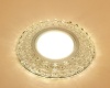 Светильник Точечный ДекорСтекло MR16+LED 1х50Вт GU5.3  Прозрачный 95х95х25мм  IP20 K1101L LBT